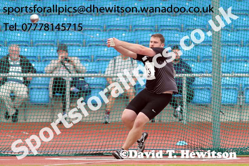 Mens  senior hammer, Northern Senior and Under-20s Track and Field Champs., Manchester. Photo: David T. Hewitson/Sports for All Pics